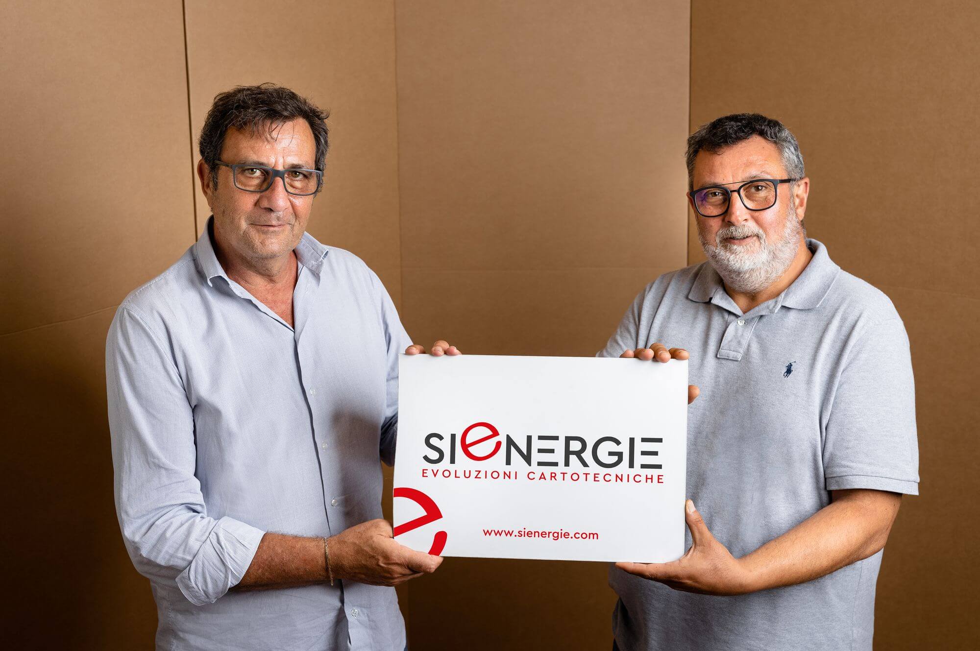 Riccardo Schioppa e Giuliano Balzarotti Sienergie Cartotecnica