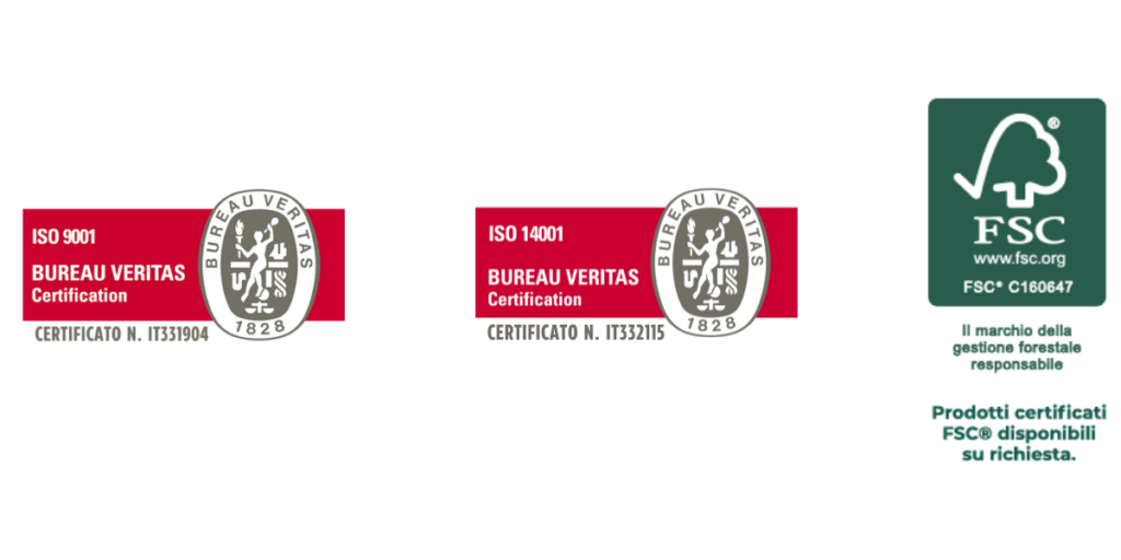 Certificazioni ISO 9001, ISO 14001, FSC di Sienergie